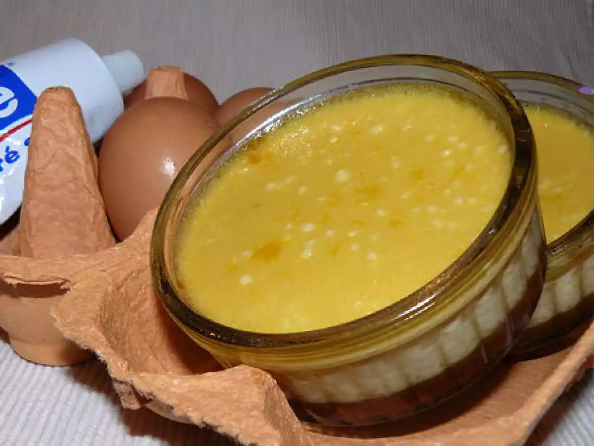 Flan aux oeufs Express