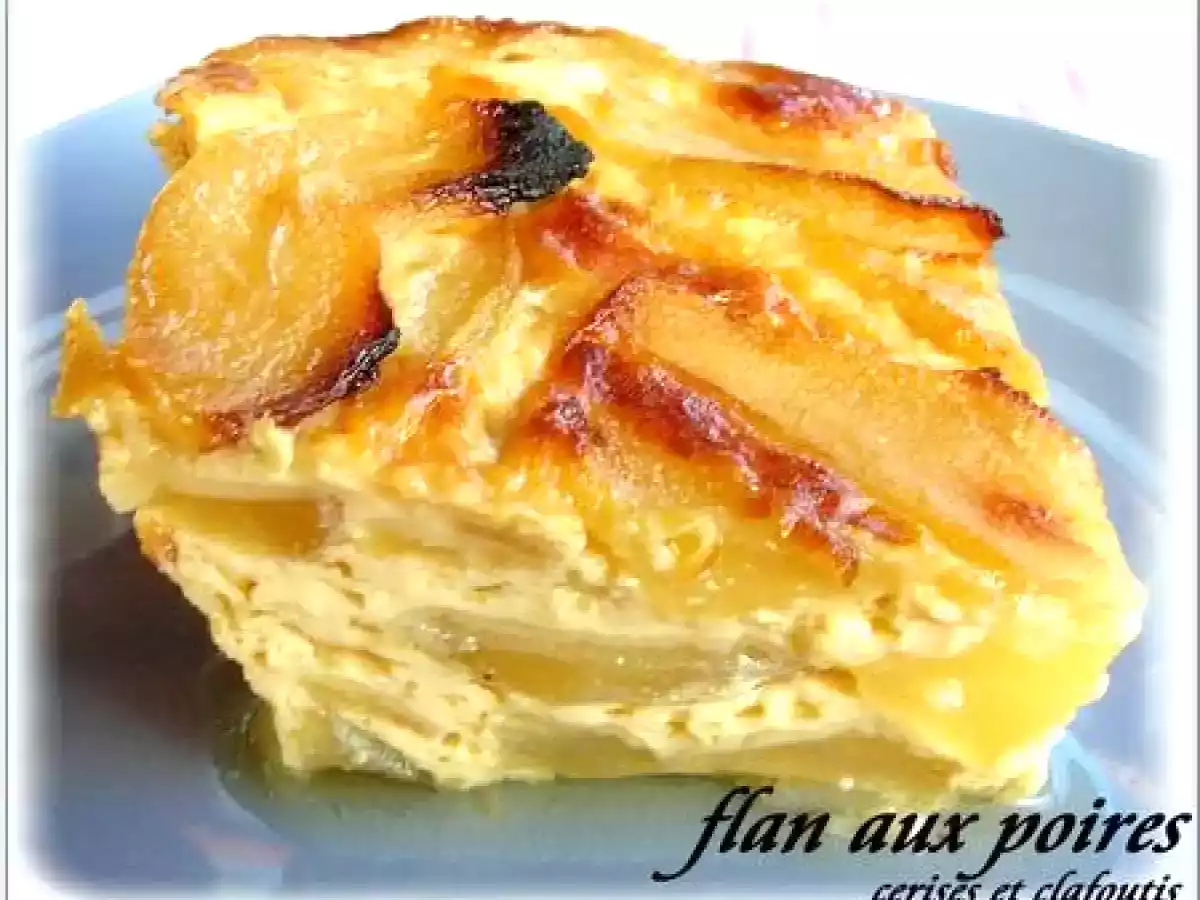 FLAN AUX POIRES - photo 2