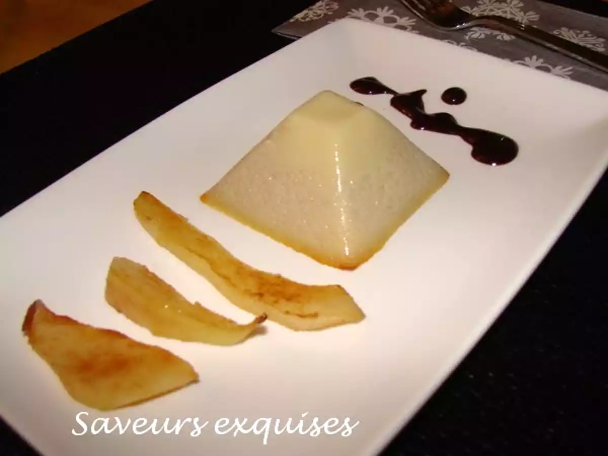 Flan aux poires
