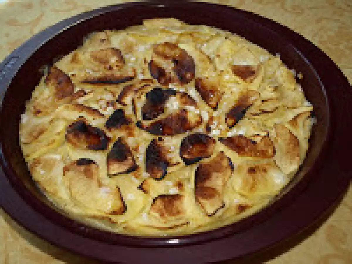 Flan aux pommes au micro-ondes