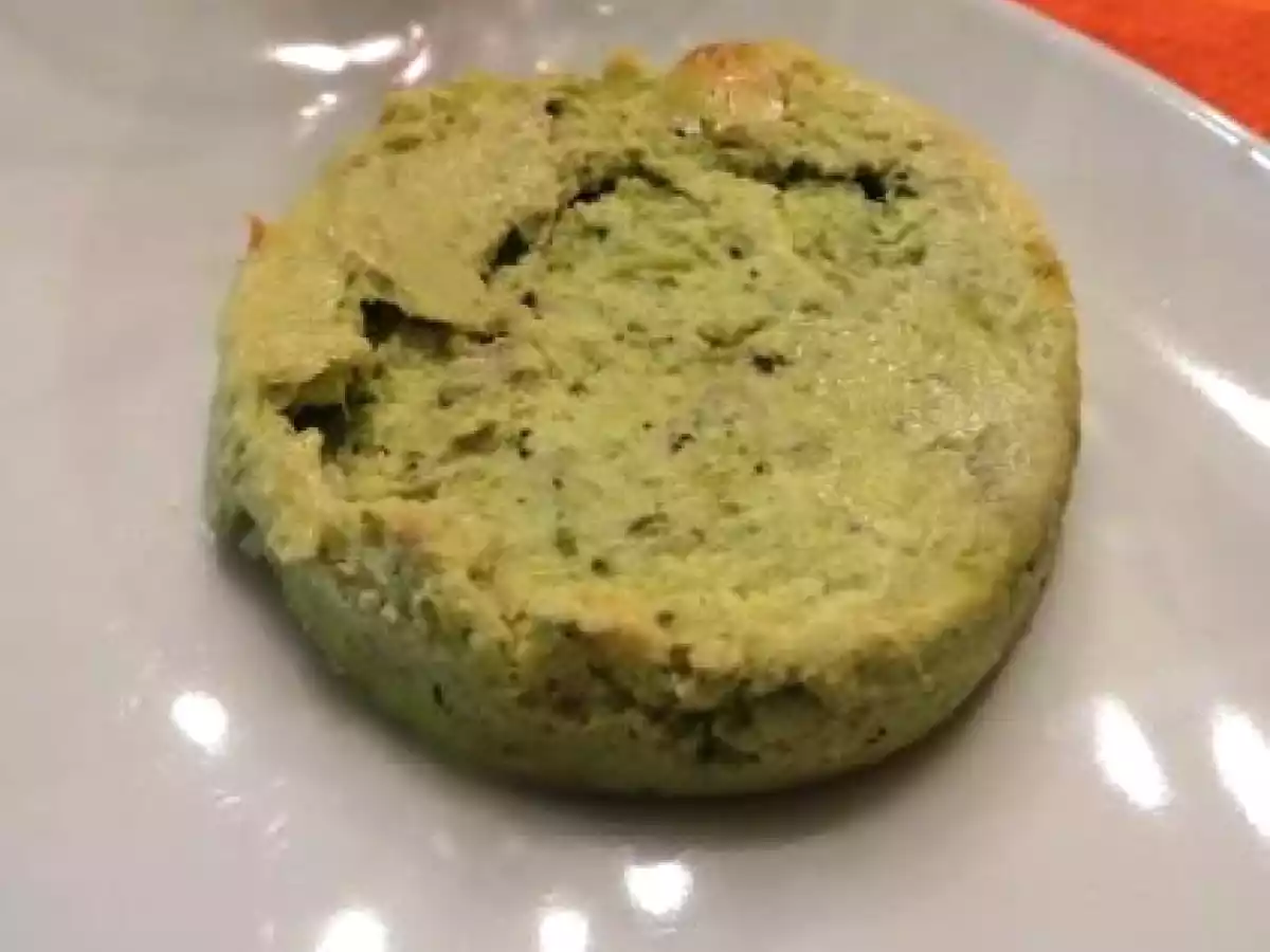 Flan brocolis asperges au yaourt et basilic