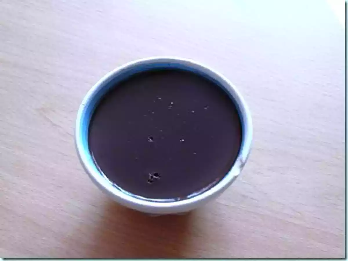 Flan cacao mentholée à l'agar-agar