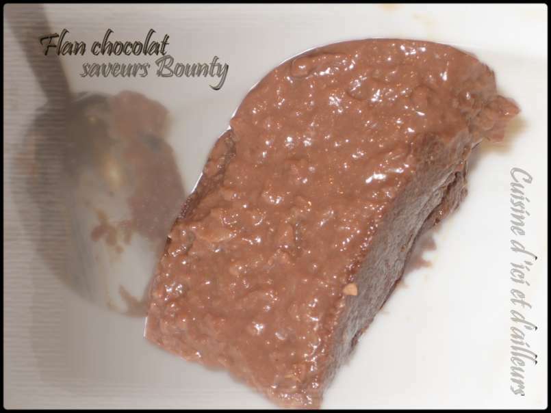 Flan chocolat aux saveurs de Bounty - photo 2