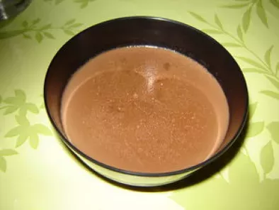 Flan chocolat coco au lait de soja