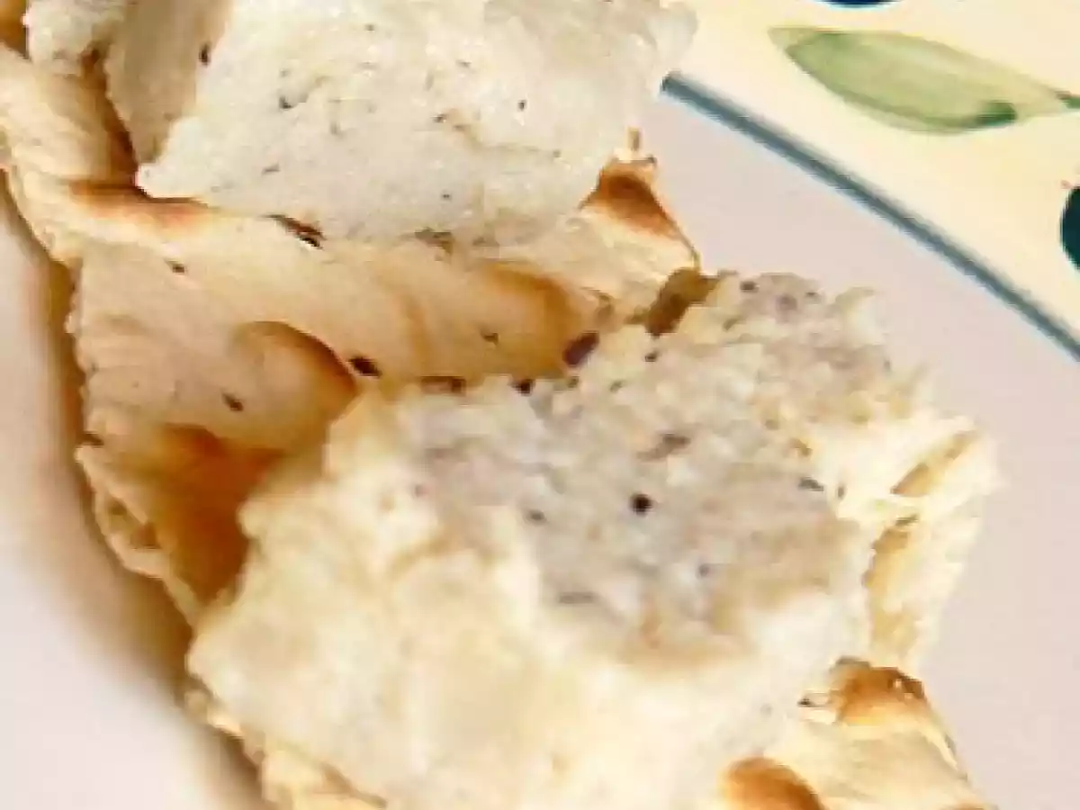 Flan chou-fleur noisette sur cracotte hyperprotéinée