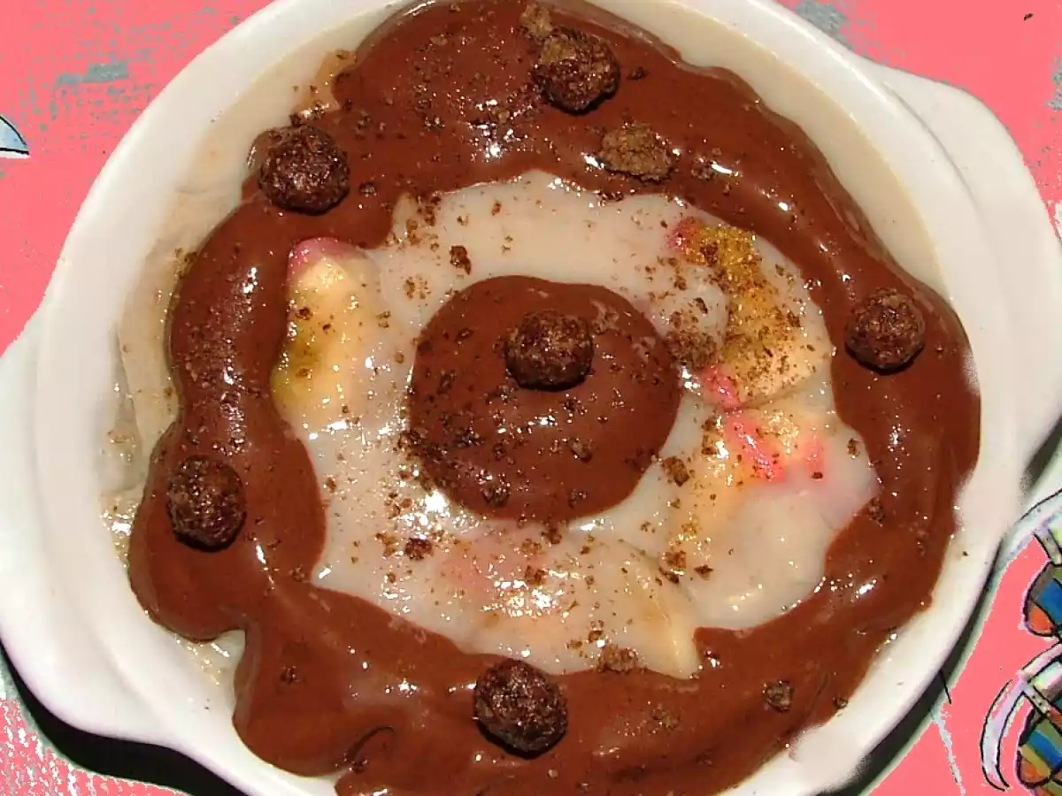 Flan citronné à la banane