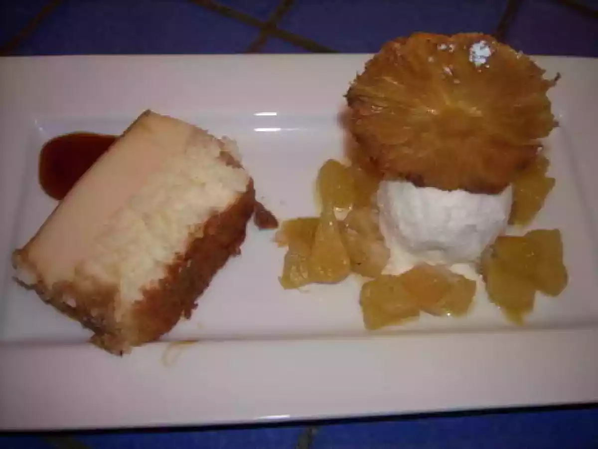 Flan Coco & Ananas Caramélisé