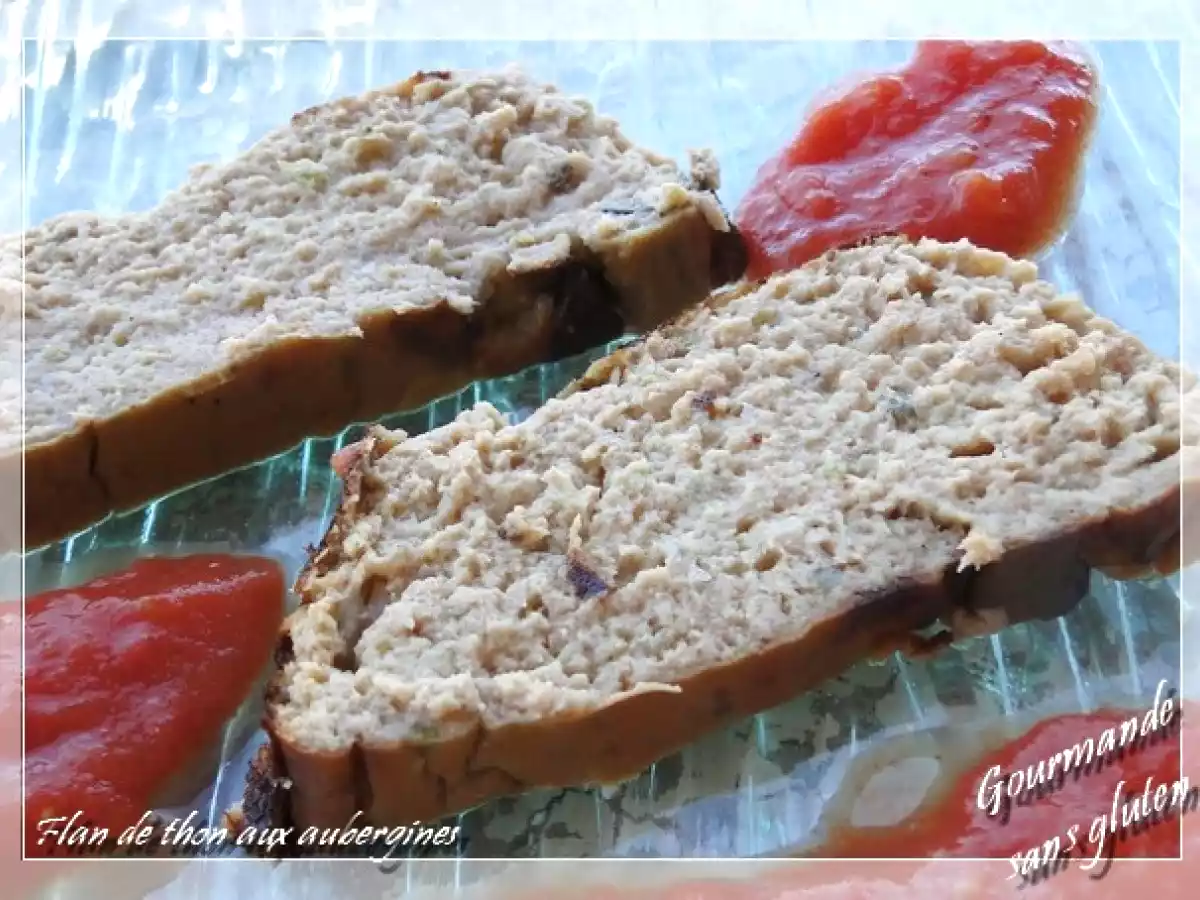 Flan d'aubergines au thon