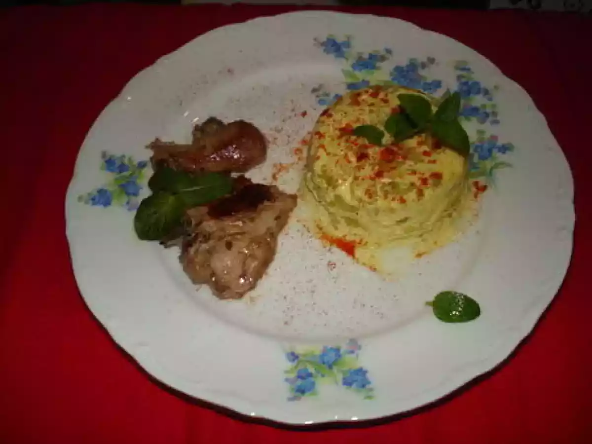 Flan de courgettes au micro onde