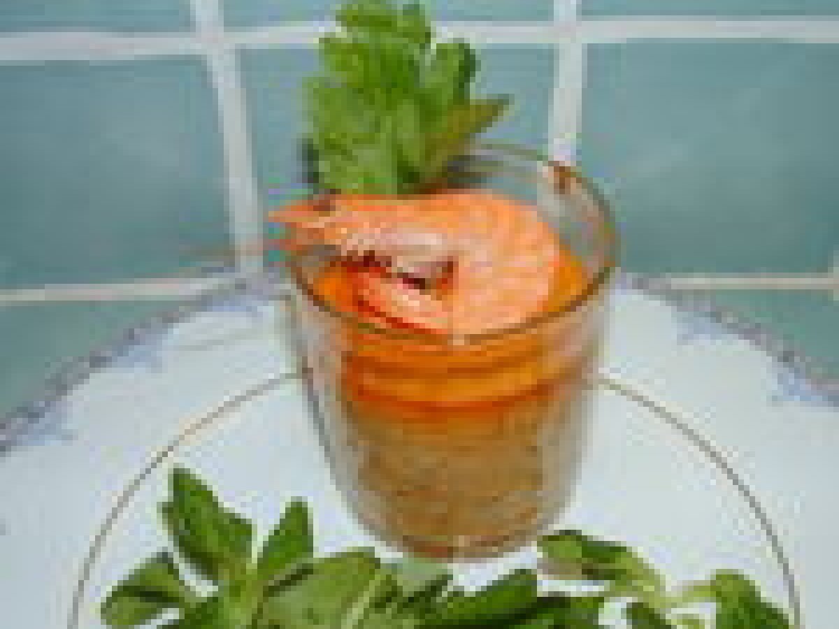 Flan de crevettes à la bisque de homard Recette Ptitchef