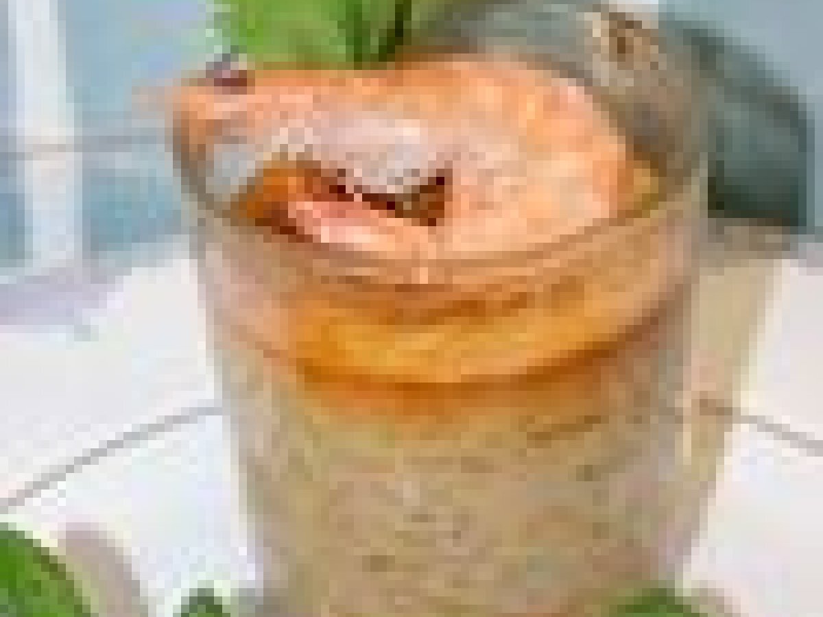 Flan de crevettes à la bisque de homard Recette Ptitchef