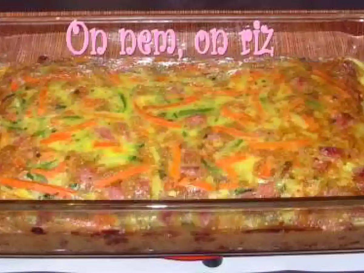 Flan de légumes à la cancoillotte