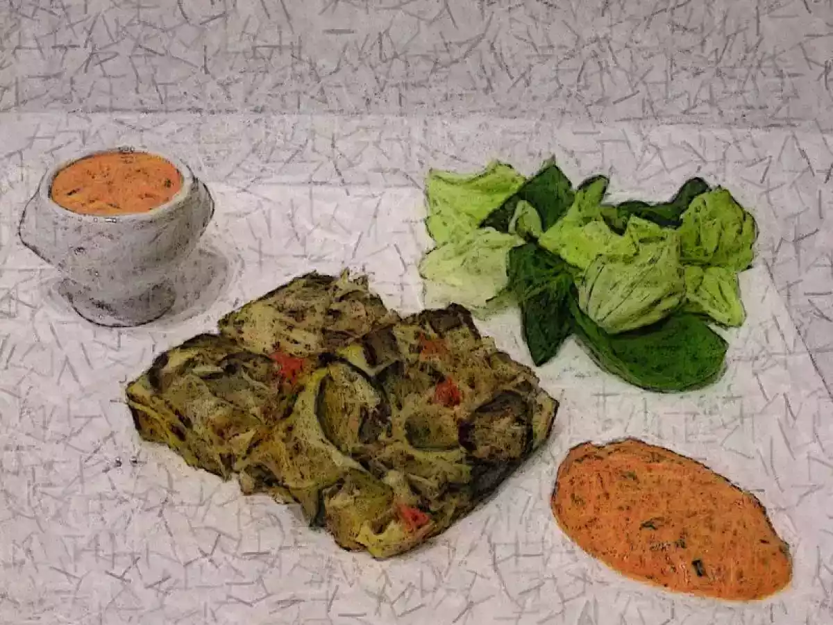 Flan de Légumes au Coulis de Poivrons Rouges - photo 3