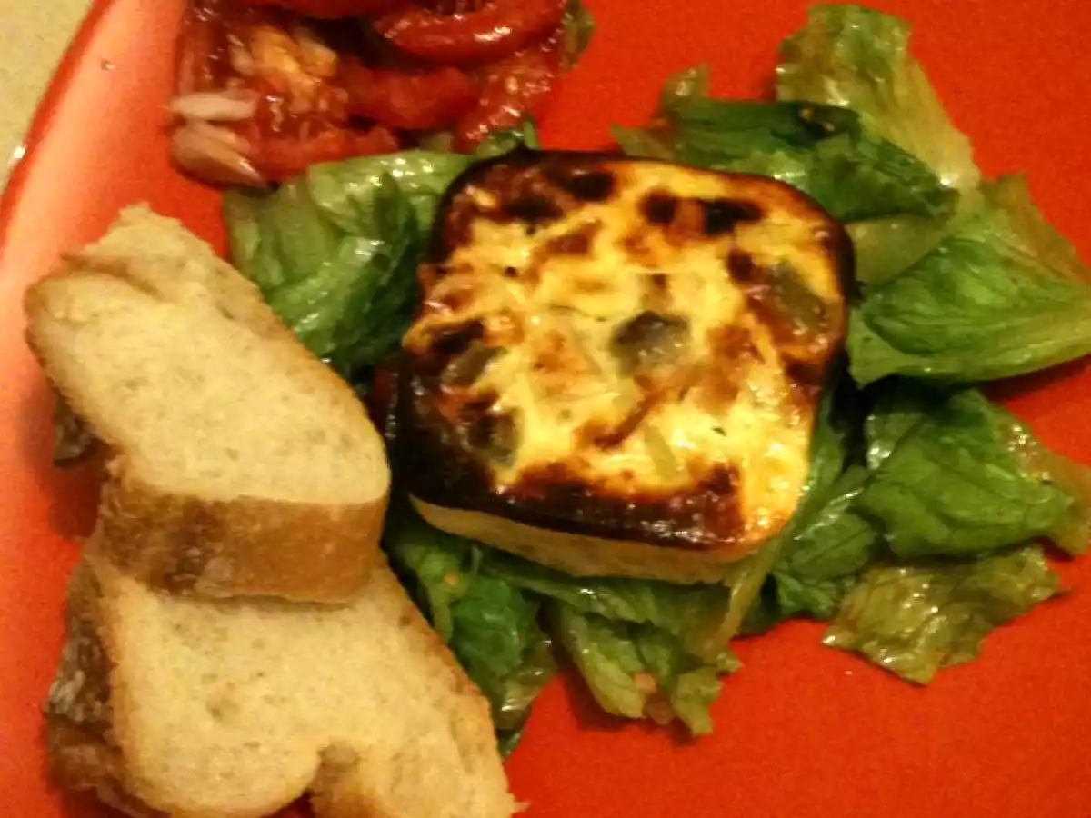 Flan de légumes au fromage blanc 0%