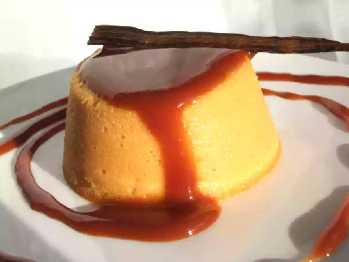 Flan de patates douces et son coulis à la vanille - photo 2