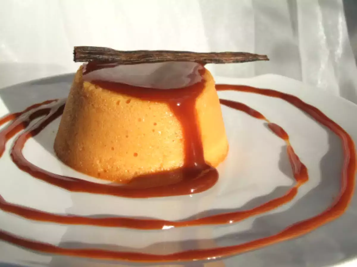 Flan de patates douces et son coulis à la vanille - photo 3