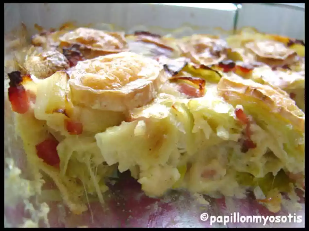 FLAN DE POIREAUX AUX LARDONS