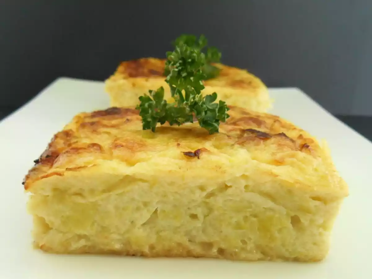 FLAN DE POIREAUX & PARMESAN