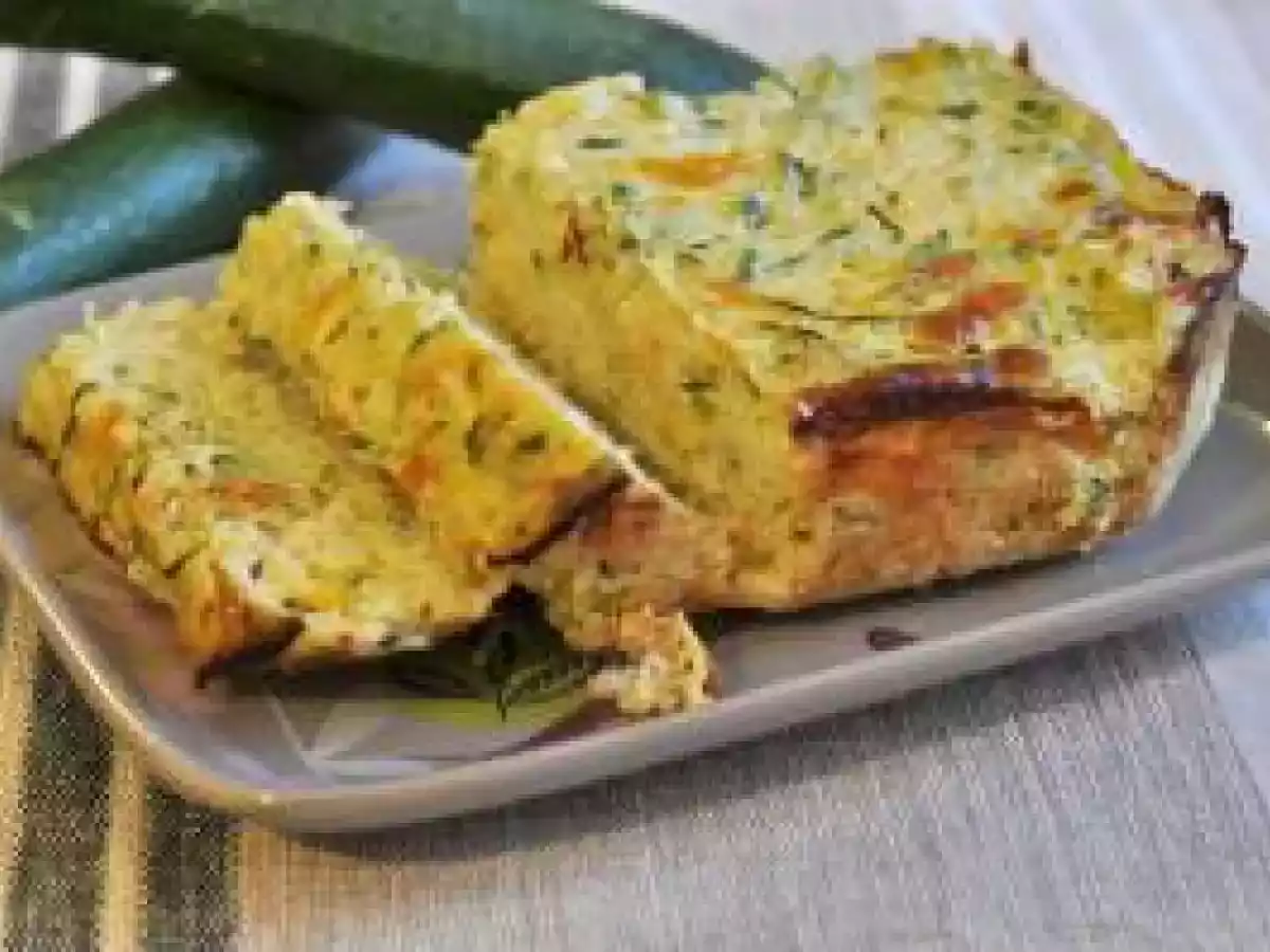 Flan de riz aux courgettes