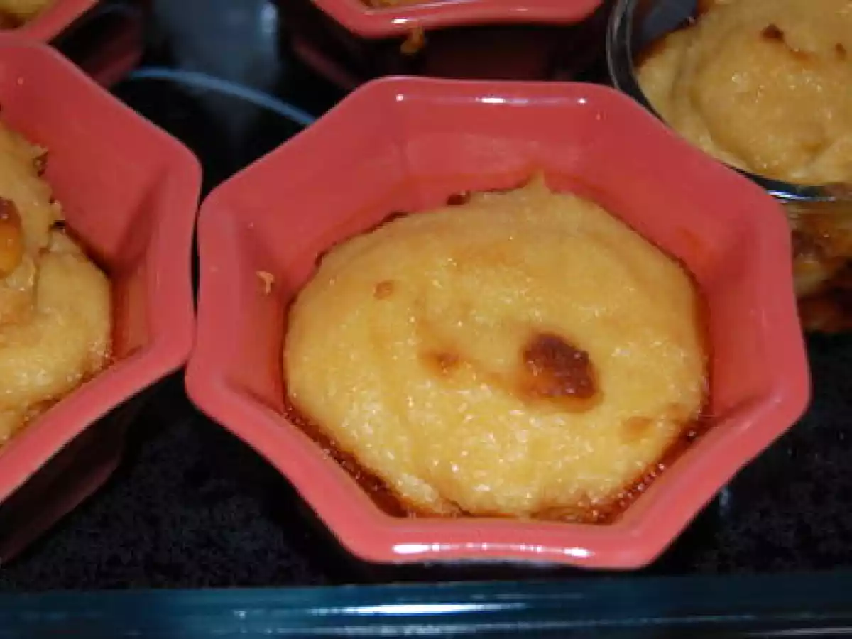 Flan de semoule au caramel