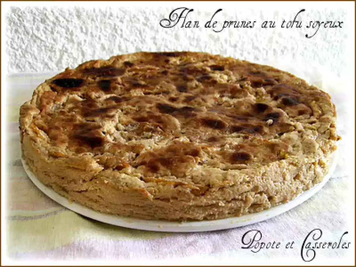 Flan fraîcheur de prunes au tofu soyeux - photo 4
