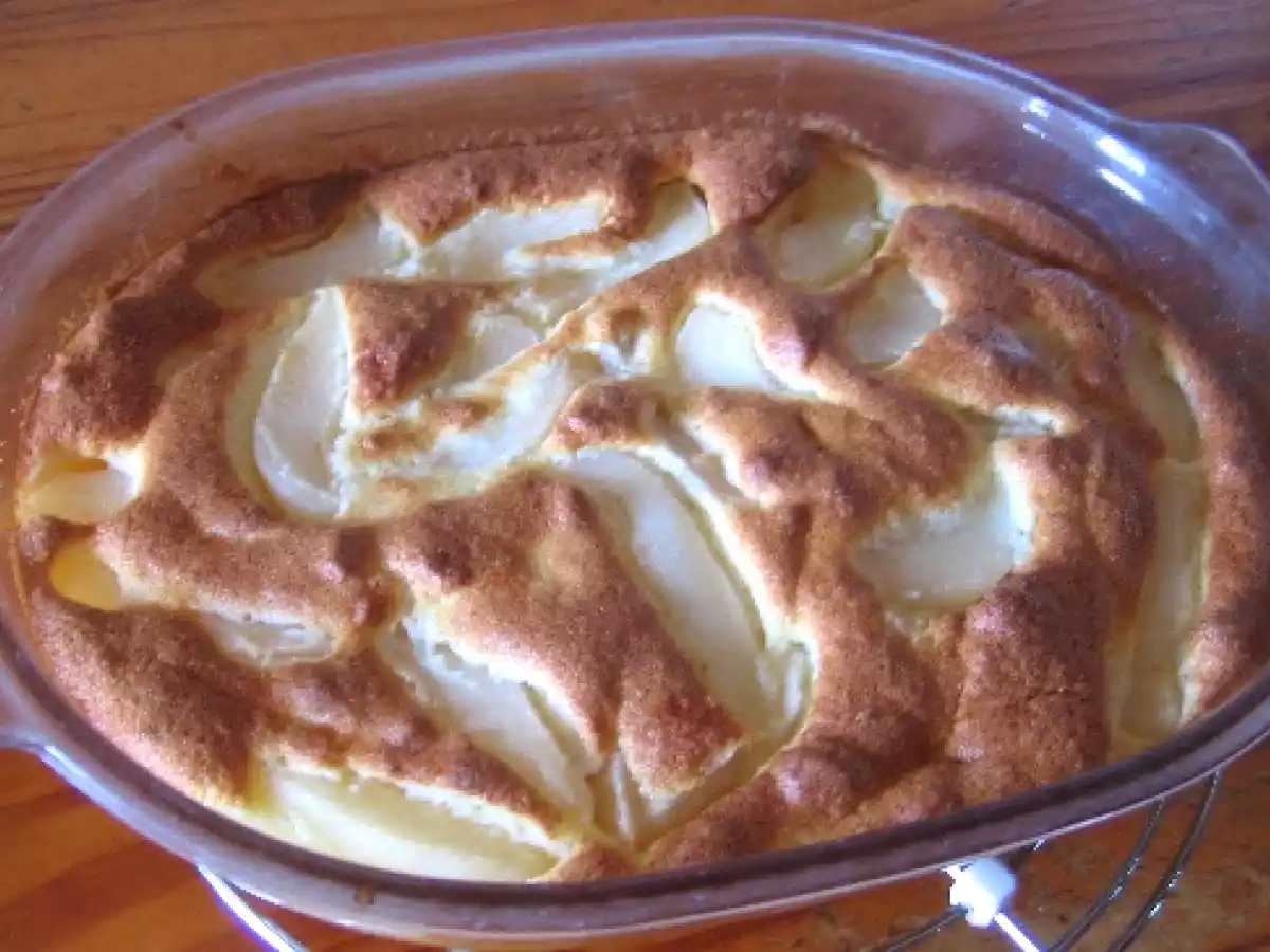 Flan / gâteau aux poires