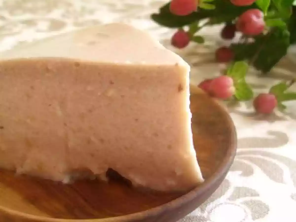 Flan léger au fromage blanc et aux fruits