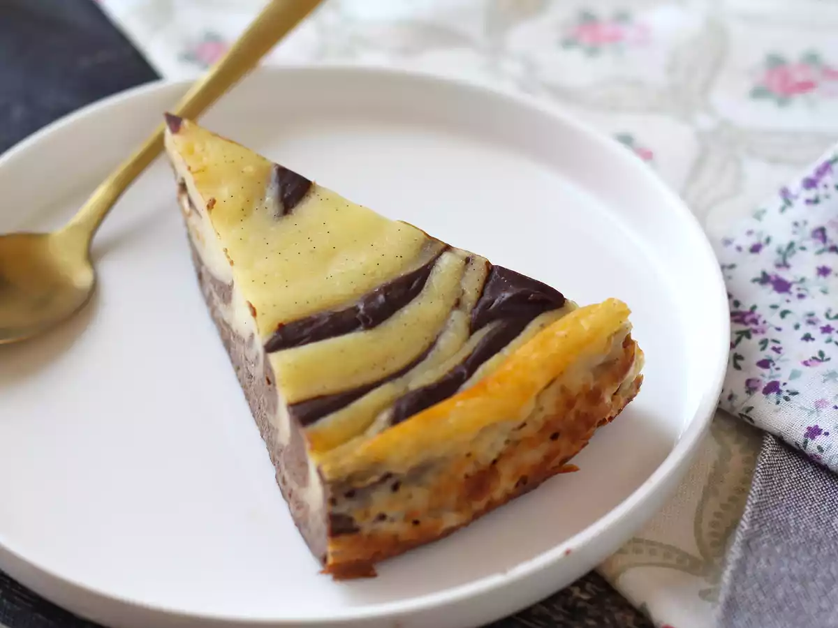 Flan marbré sans pâte super facile à faire pour un effet wahou garanti - photo 5