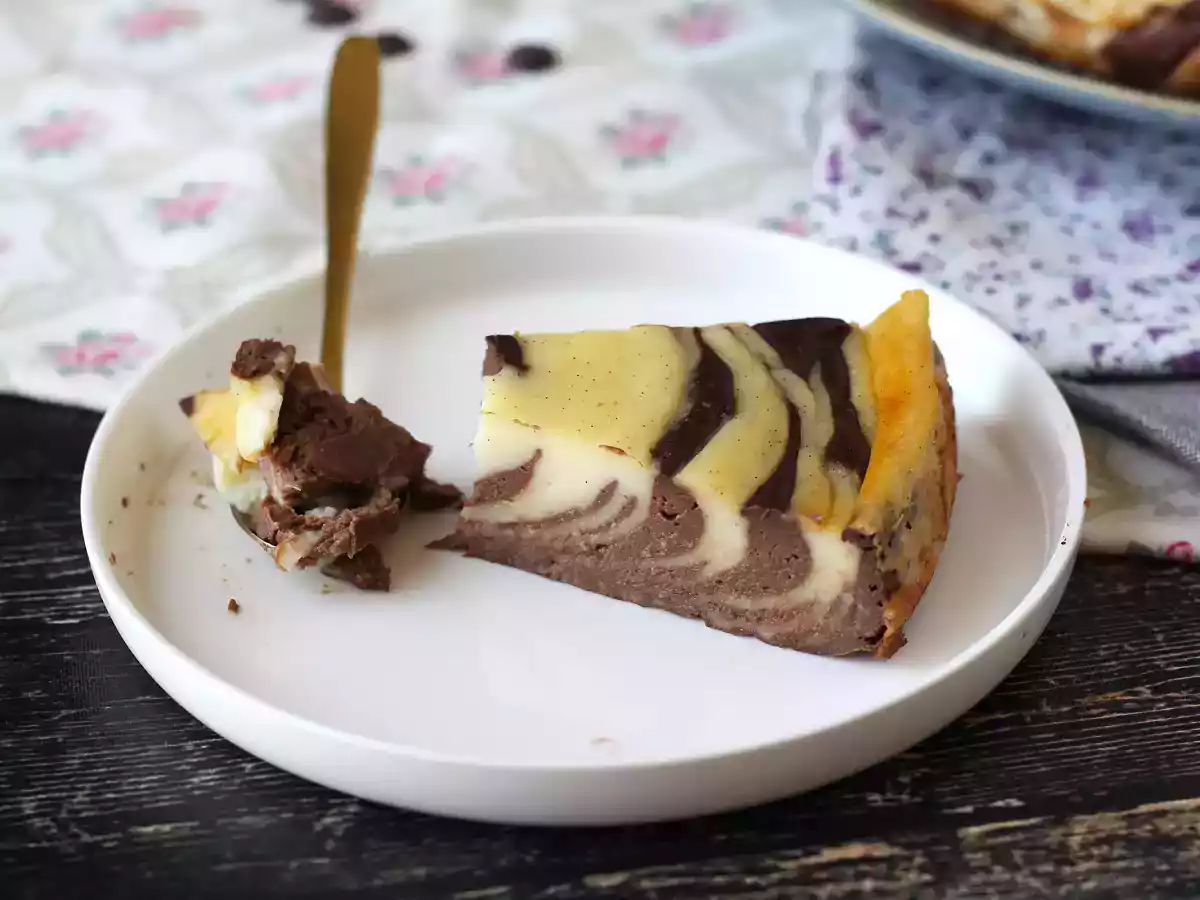 Flan marbré sans pâte super facile à faire pour un effet wahou garanti - photo 7