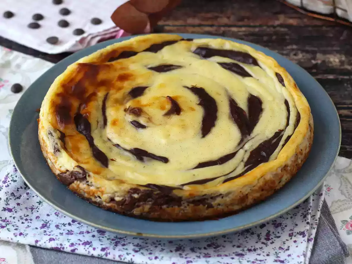 Flan marbré sans pâte super facile à faire pour un effet wahou garanti - photo 8