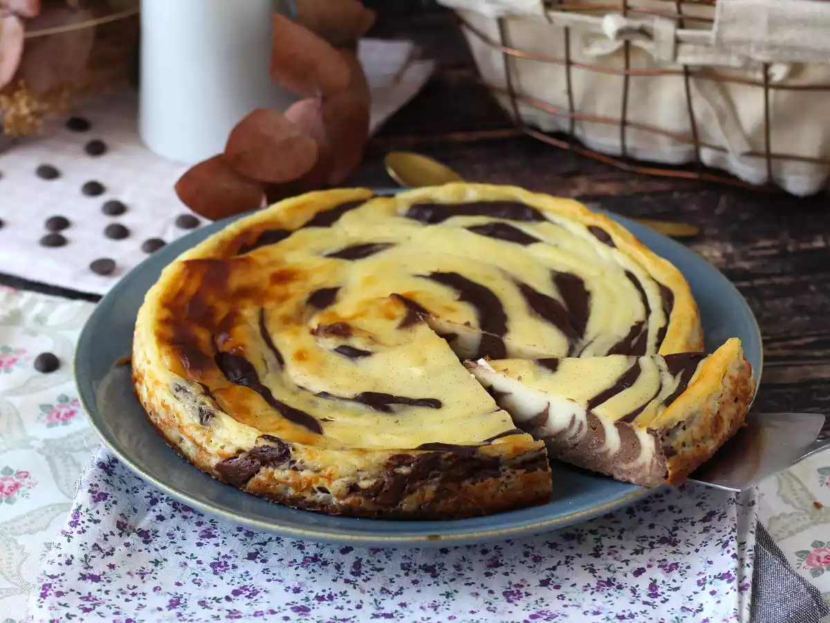 Flan marbré sans pâte super facile à faire pour un effet wahou garanti - photo 2