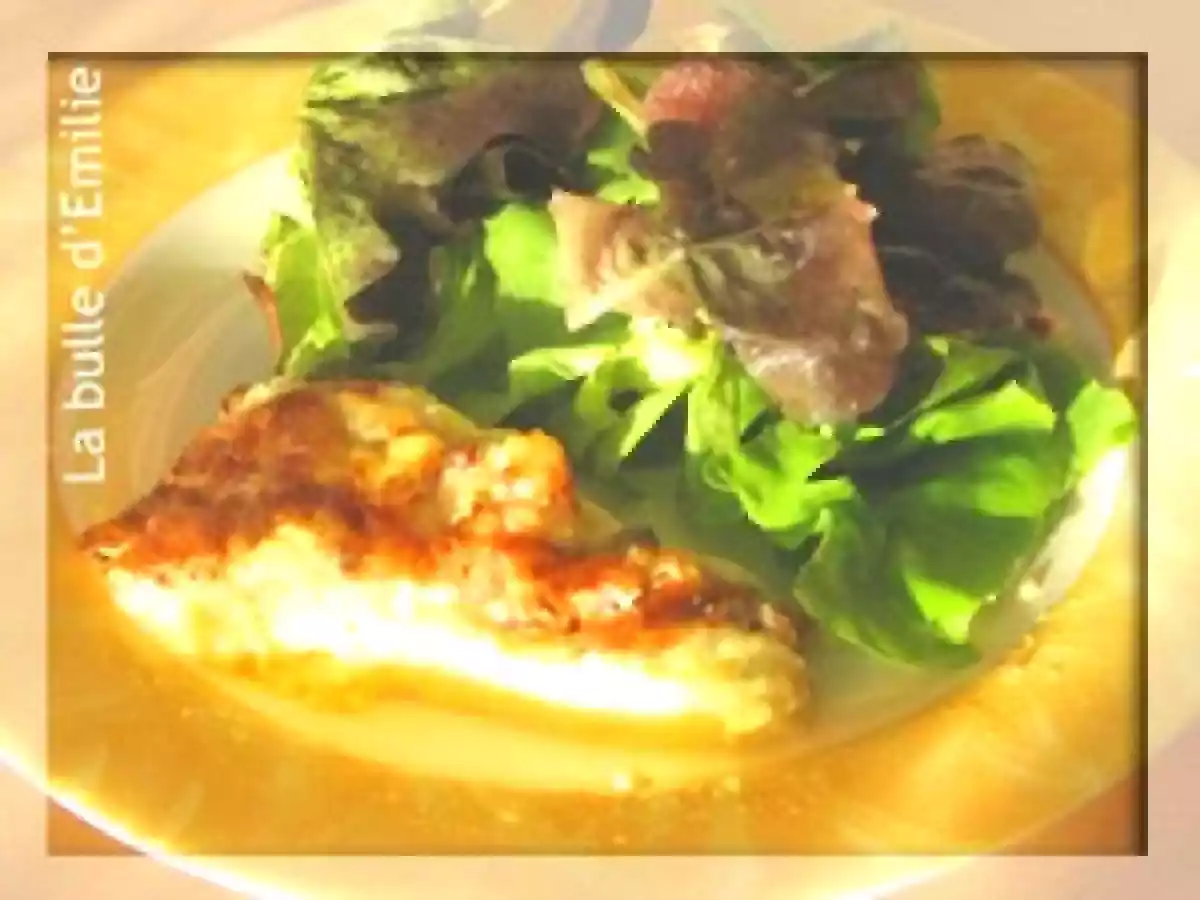 Flan minute au roquefort