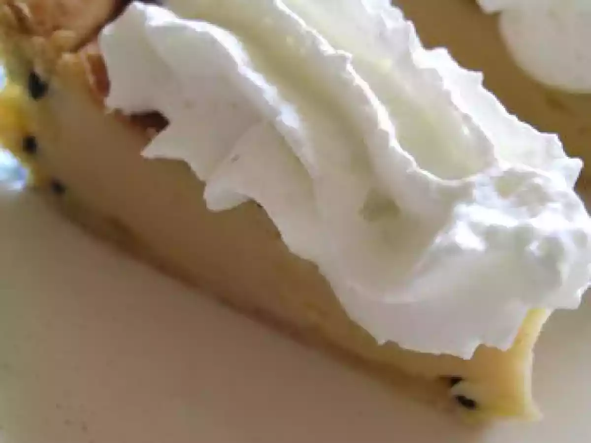 Flan passion et sa chantilly au citron vert - photo 2