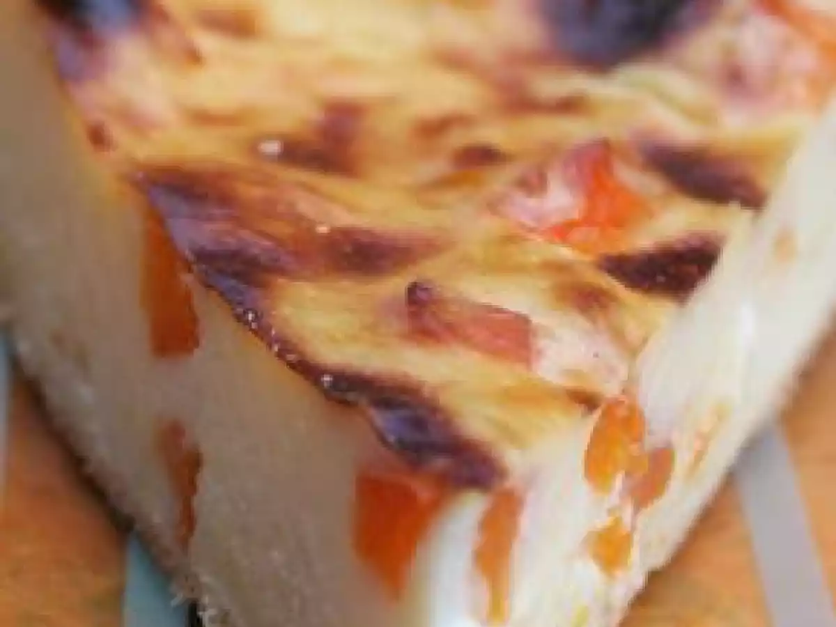 Flan pâtissier aux abricots