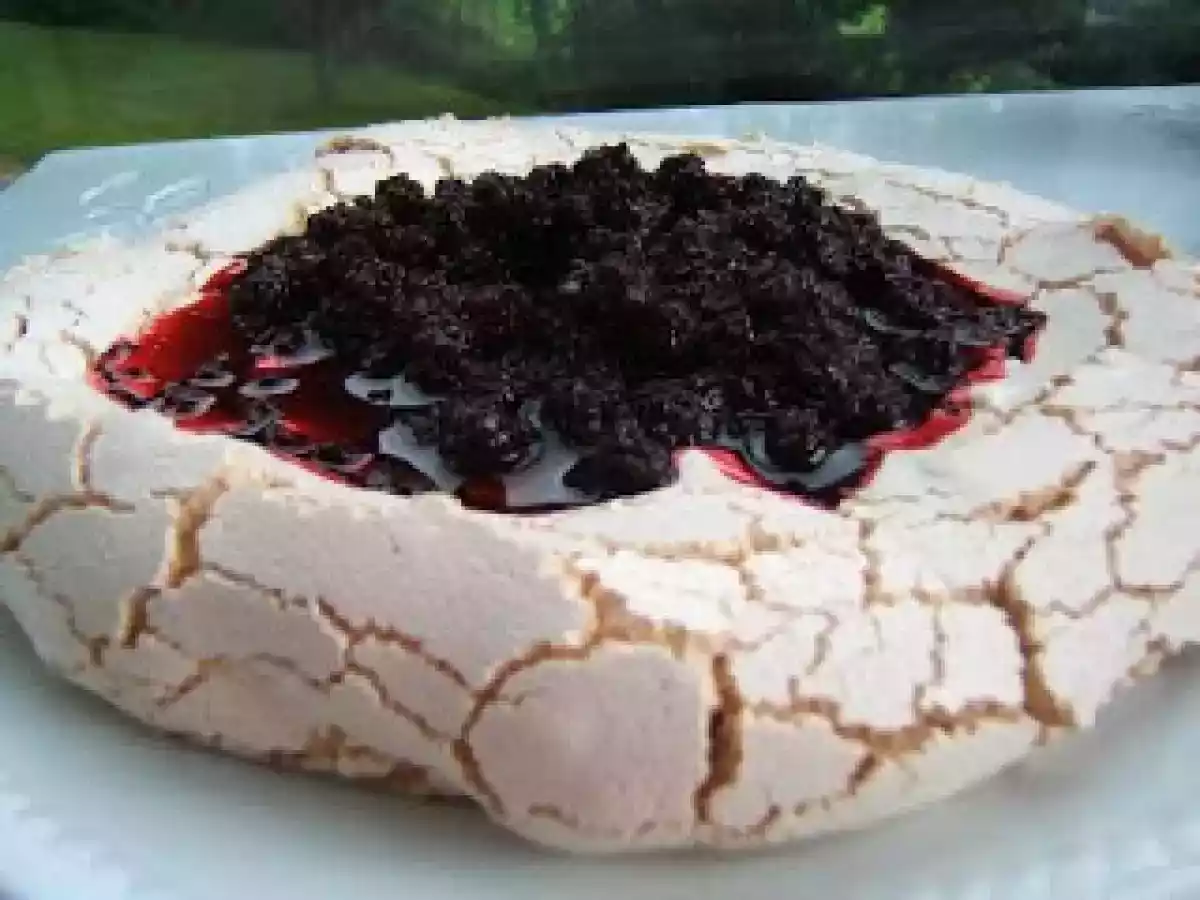 Flan sur pâte sablée à la réglisse et le Foujita à la compote de mûre - photo 4