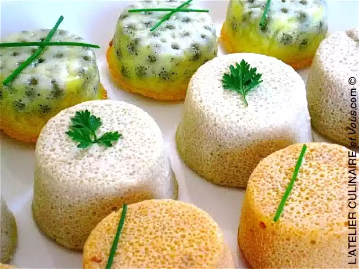 Flans 3 légumes au Parmesan