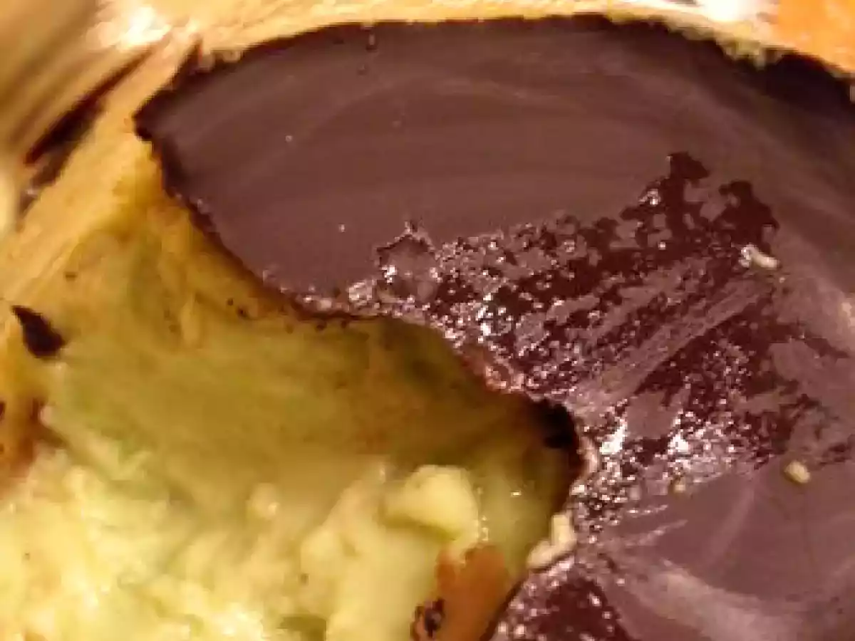 Flans à la pistache, couche craquante... au chocolat - photo 3