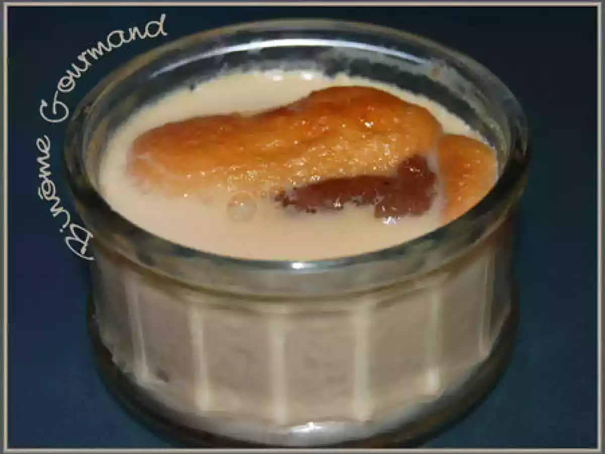 Flans au caramel, au rhum et à la crème de marron