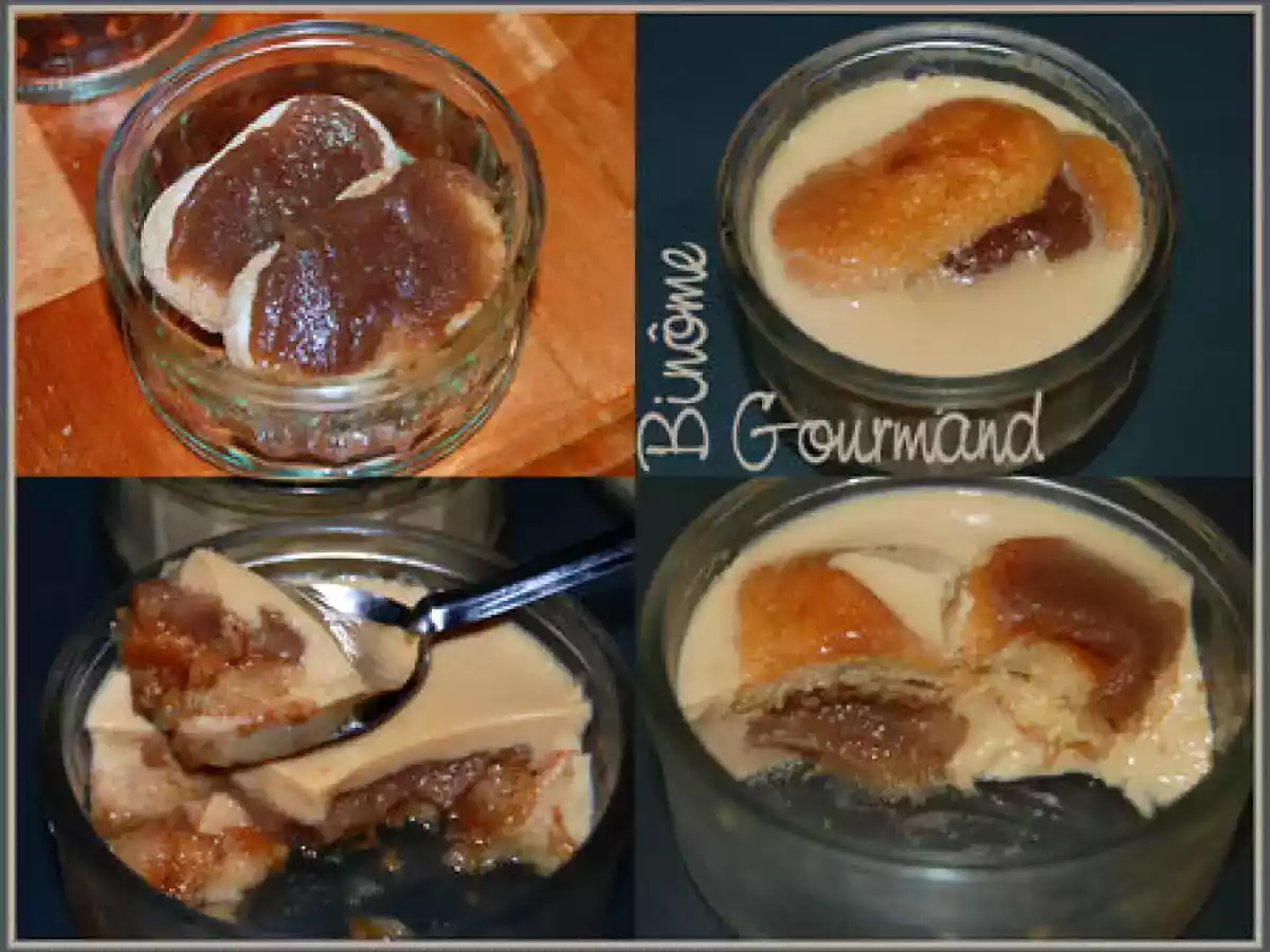 Flans au caramel, au rhum et à la crème de marron - photo 2