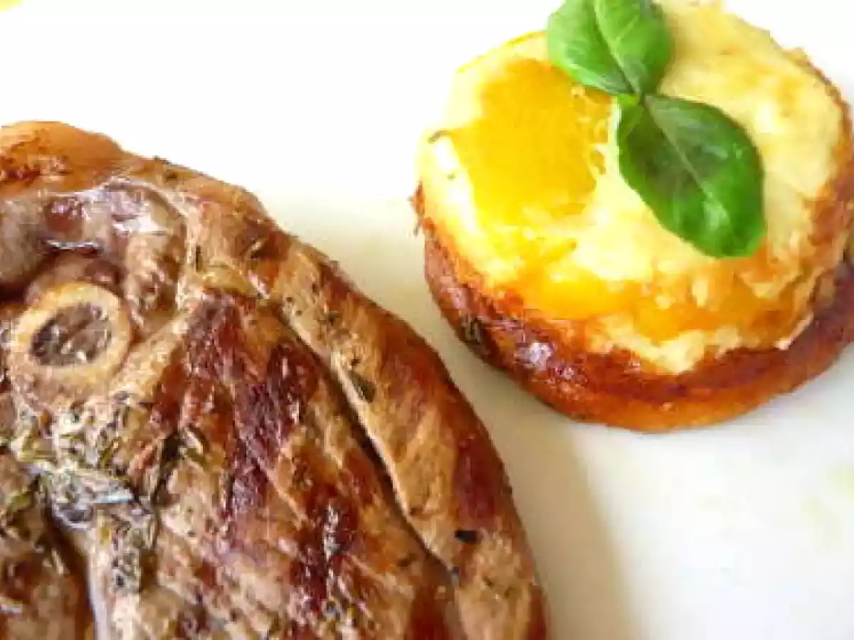 Flans au parmesan parfumés au pistou