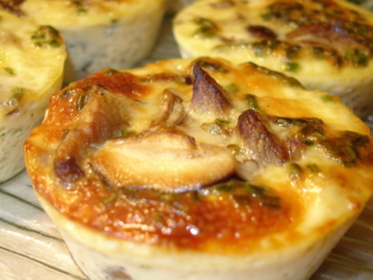 Flans aux champignons sauvages Recette Ptitchef
