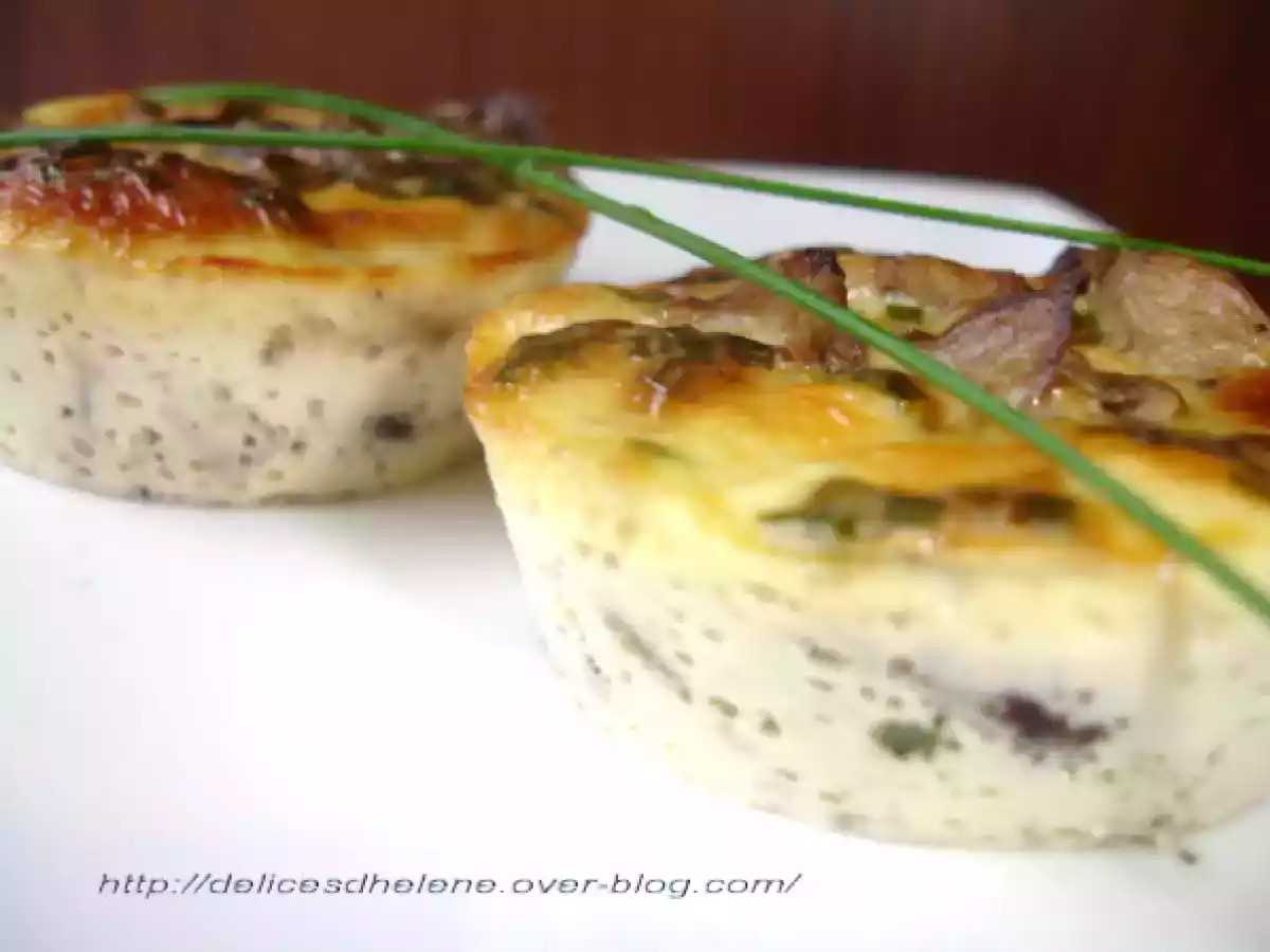 FLANS AUX CHAMPIGNONS SAUVAGES - photo 2