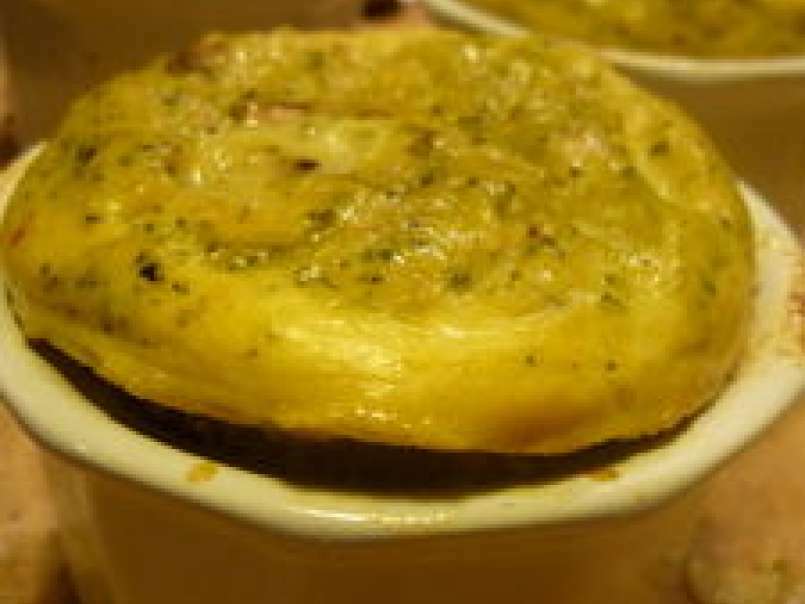 Flans brocoli potiron à l'huile de truffe et curry - photo 2