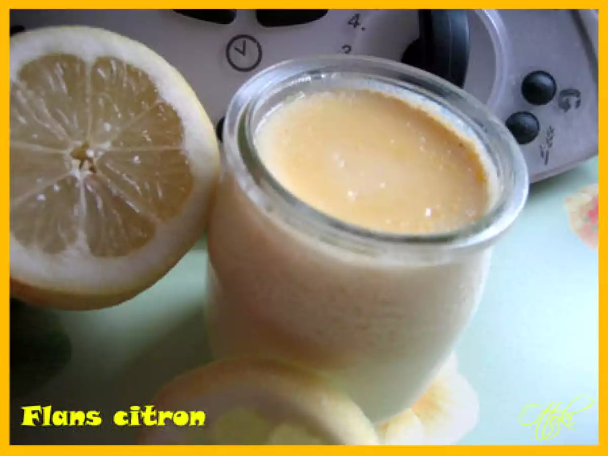 Flans citron au varoma