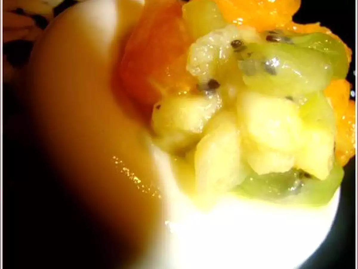 Flans coco à l'agar-agar et garniture de saison - photo 2