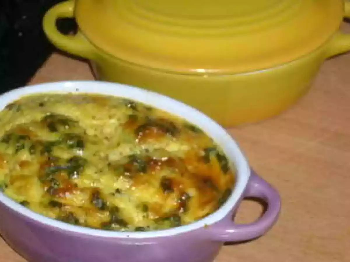 Flans cocotte aux crevettes et curry
