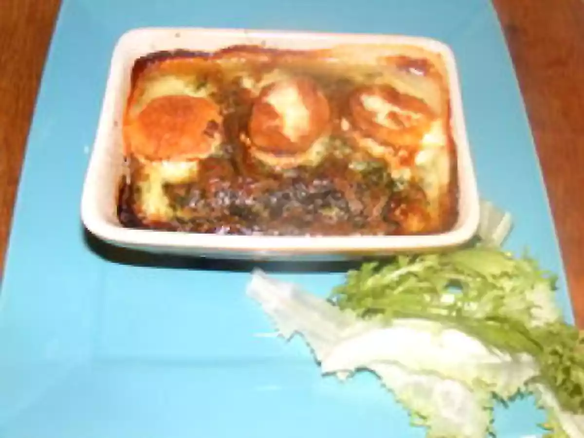 FLANS D'ÉPINARDS AU CHÈVRE