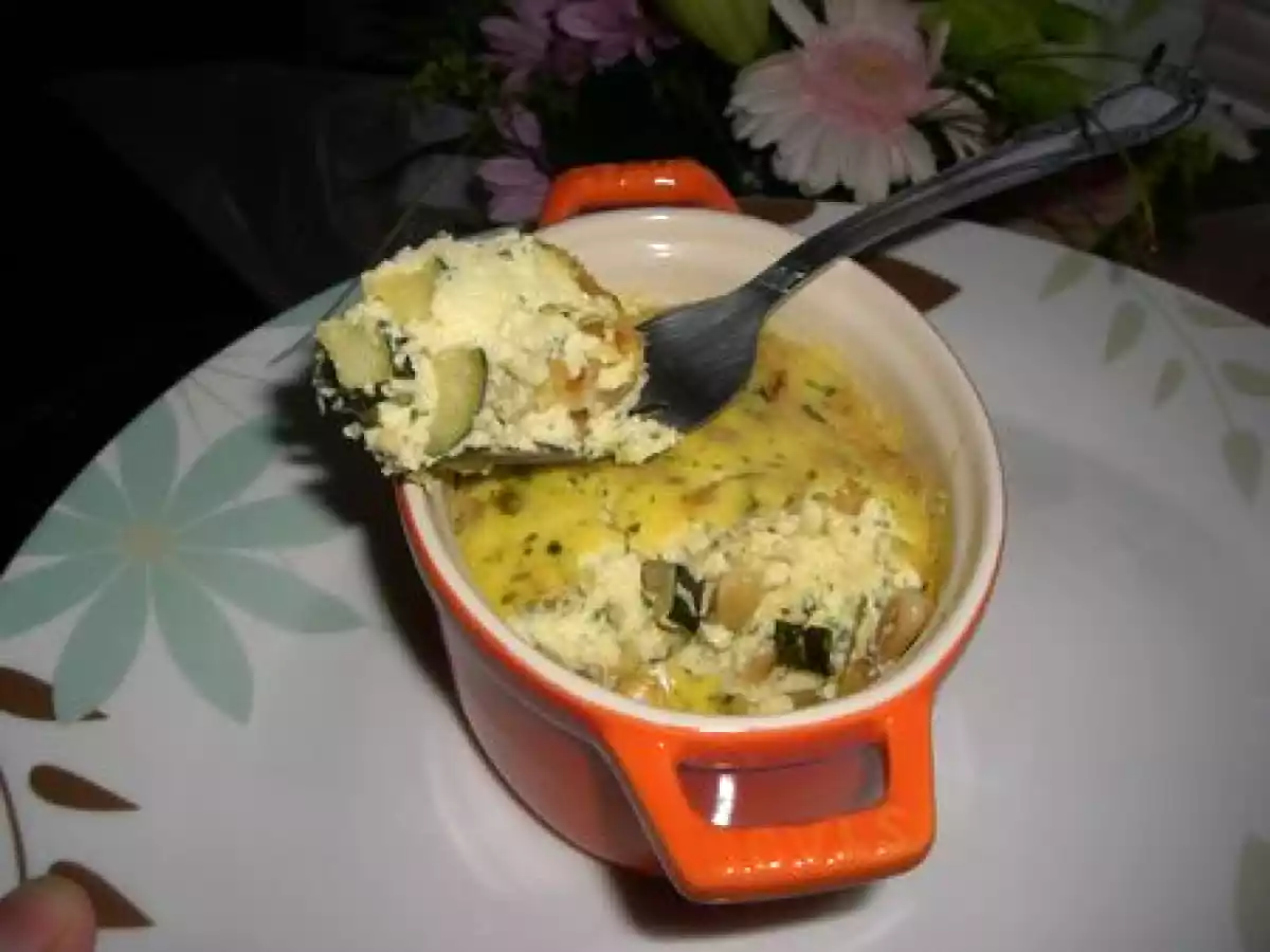 Flans de courgette aux pignons - photo 2