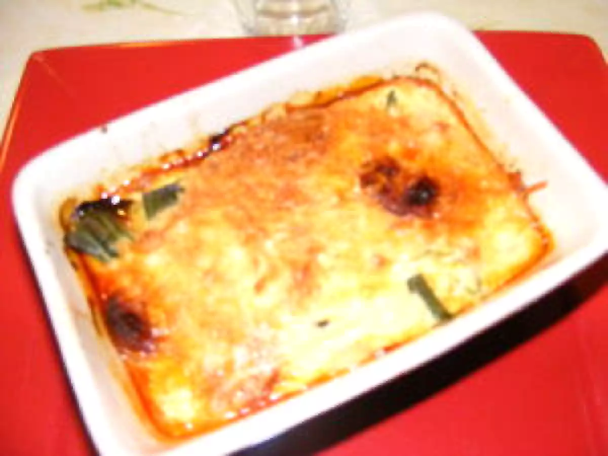 FLANS DE POIREAUX AU CHORIZO