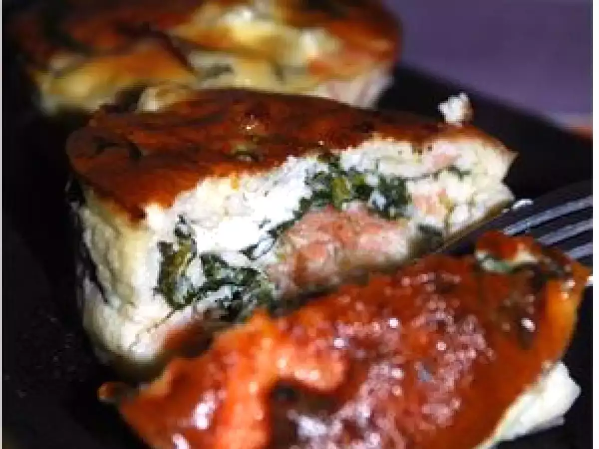 Flans de saumon, épinards et fromage frais .. - photo 3